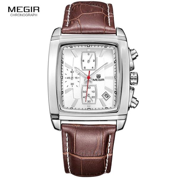 wristwatches relogio masculino megir fashion brand men's watches military sport quartz watch men business leather waterproof wristwatch, Slivery;brown
wristwatches relogio masculino megir fashion brand men's watches military sport quartz watch men business leather waterproof wristwatch, Slivery;brown
