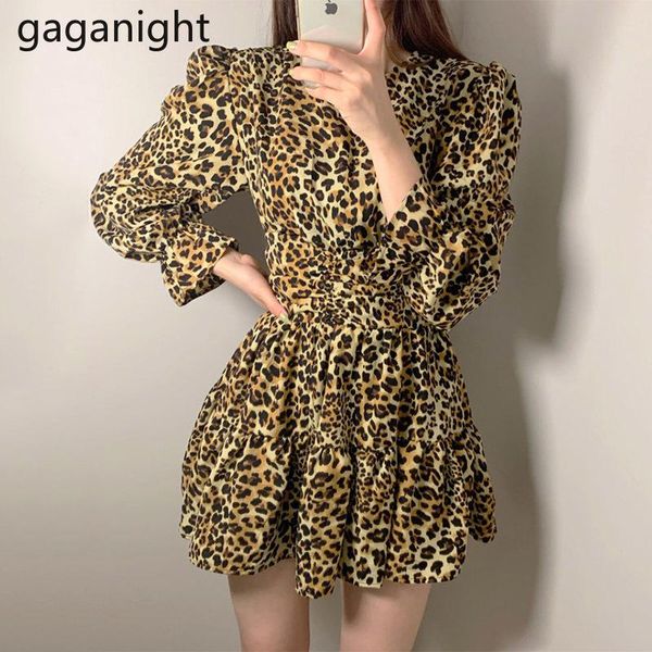 women mini dress fall o-neck leopard print lantern sleeve high waist ruffles vintage vestidos club wear dresses casual, Black;gray
women mini dress fall o-neck leopard print lantern sleeve high waist ruffles vintage vestidos club wear dresses casual, Black;gray