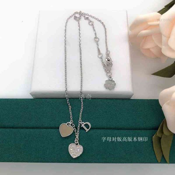 luxury designer fashion necklace dijia minority design high sense d letter full diamond double love pendant tide brand temperament neck, Red;brown
luxury designer fashion necklace dijia minority design high sense d letter full diamond double love pendant tide brand temperament neck, Red;brown