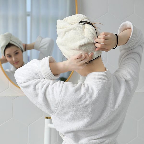 towel coral fleece shower hair drying wrap womens girls lady's quick dry hat cap turban head bathing tools
towel coral fleece shower hair drying wrap womens girls lady's quick dry hat cap turban head bathing tools