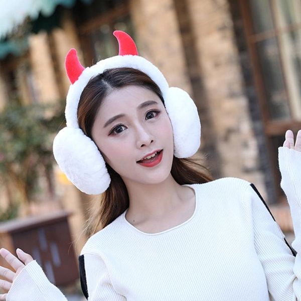 berets adjustable earmuffs foldable gifts winter girls kids plush outdoor ear warmers with horns christmas, Blue;gray
berets adjustable earmuffs foldable gifts winter girls kids plush outdoor ear warmers with horns christmas, Blue;gray