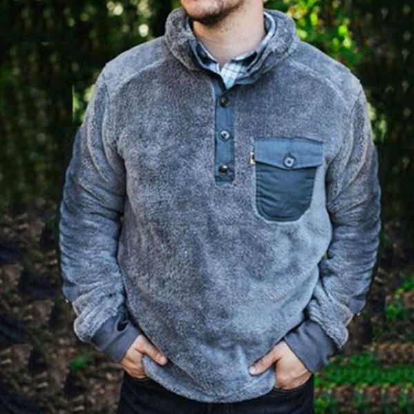men's hoodies & sweatshirts man fleece fur pullover men long sleeve buttons jumper solid color winter warm mens sweatshirt, Black
men's hoodies & sweatshirts man fleece fur pullover men long sleeve buttons jumper solid color winter warm mens sweatshirt, Black