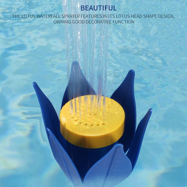 Swimming Pool Fountain Waterfall Water Spray Sprinkler Piscina Lotus Stand Waterfall Landscape Pool Accessories Garden Decor
Swimming Pool Fountain Waterfall Water Spray Sprinkler Piscina Lotus Stand Waterfall Landscape Pool Accessories Garden Decor