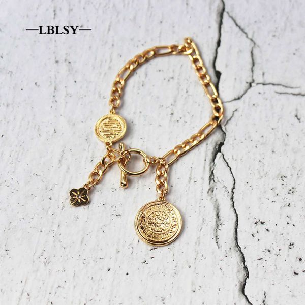 ins style personality fashionable four leaf grass bare chain gold plated embossed exaggerated street bracelet women 820, Black
ins style personality fashionable four leaf grass bare chain gold plated embossed exaggerated street bracelet women 820, Black