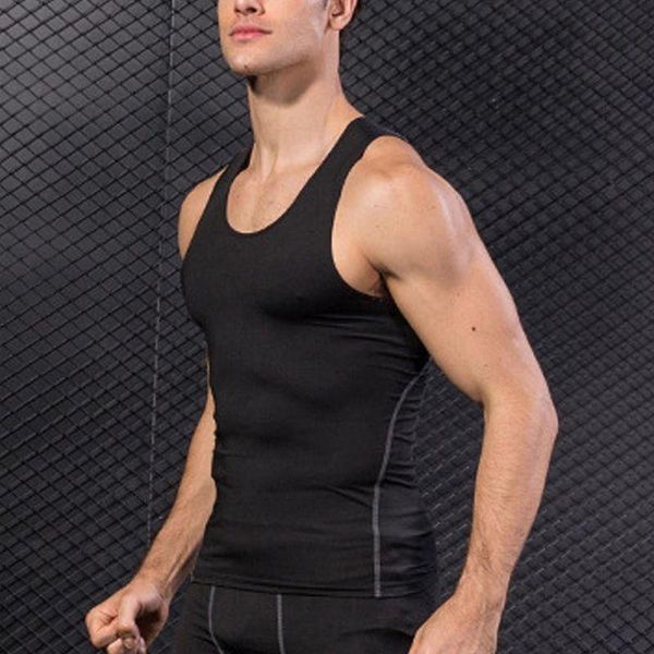 running jerseys man's training tight vest sleeveless men gym sport tankfitness basketball quick-drying, Black;blue
running jerseys man's training tight vest sleeveless men gym sport tankfitness basketball quick-drying, Black;blue