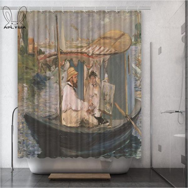 monet's parterre water lilies train snow grass bridge night view sea oil painting series fabric shower curtains for bathroom
monet's parterre water lilies train snow grass bridge night view sea oil painting series fabric shower curtains for bathroom