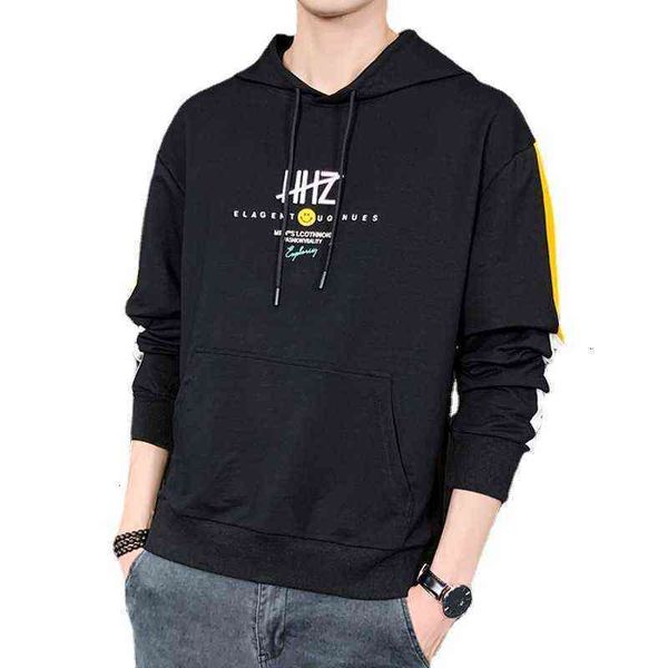 hooded youth sweater men's trend loose korean leisure long sleeve student ins tide brand pullover et, Black
hooded youth sweater men's trend loose korean leisure long sleeve student ins tide brand pullover et, Black