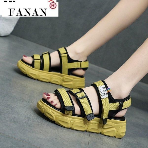 sandals fashion sneakers platform 2021 summer comfortable casual open toe outdoors mid heel zapatos mujer, Black
sandals fashion sneakers platform 2021 summer comfortable casual open toe outdoors mid heel zapatos mujer, Black