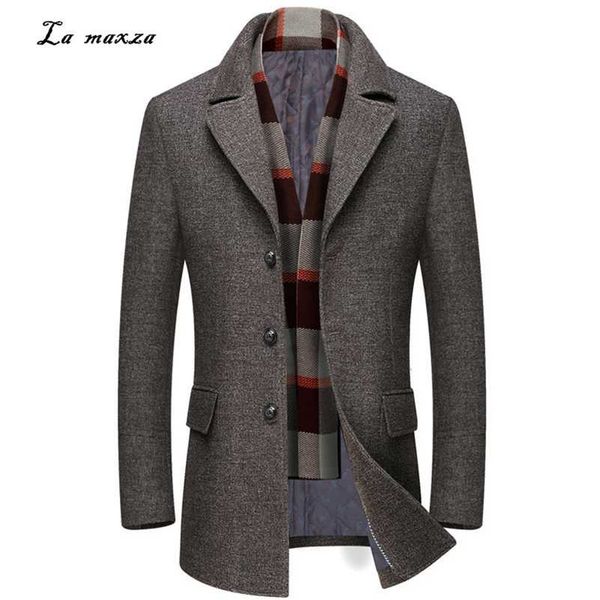 fashion men woolen coat winter smart casual single breasted thick warm coat plus size 211122, Black
fashion men woolen coat winter smart casual single breasted thick warm coat plus size 211122, Black