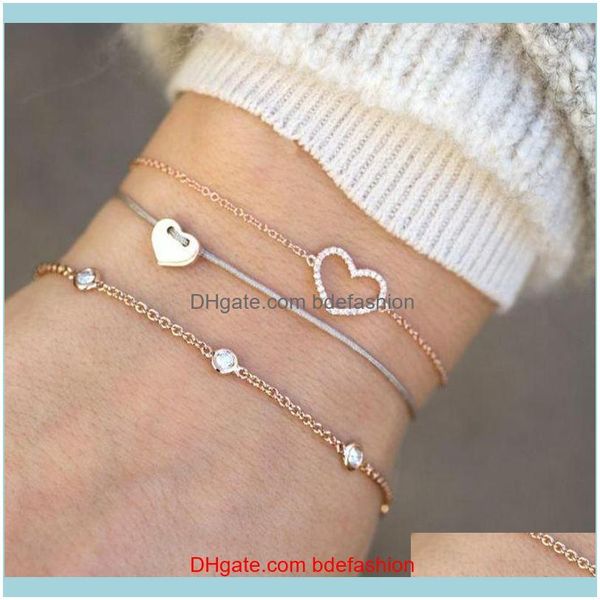 link, bracelets jewelrylink, chain 3 pcs/ set fashion heart love round leather gold women bracelet charm shiny crystal multilayer drop deliv, Black
link, bracelets jewelrylink, chain 3 pcs/ set fashion heart love round leather gold women bracelet charm shiny crystal multilayer drop deliv, Black