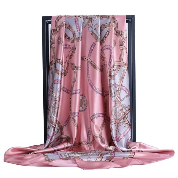scarves silk scarf women square 90*90cm foulard femme bandanna shawl satin hijab head/hair haar sjaal, Blue;gray
scarves silk scarf women square 90*90cm foulard femme bandanna shawl satin hijab head/hair haar sjaal, Blue;gray
