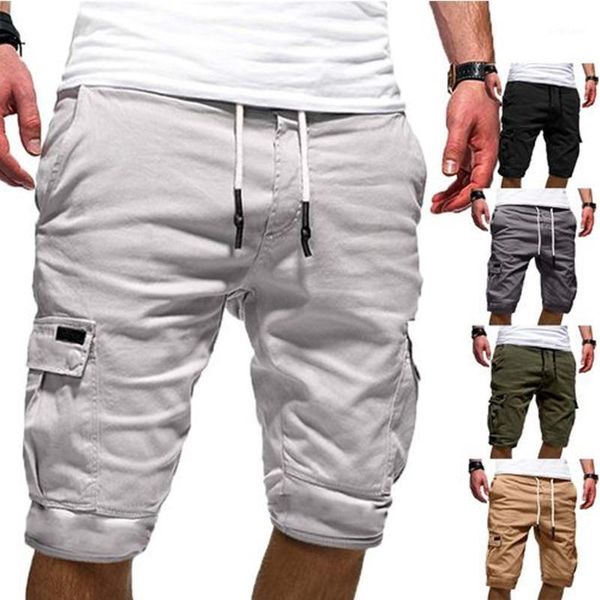 men's shorts bababuy men summer fashion casual multi-pocket cargo pants drawstring trousers, White;black
men's shorts bababuy men summer fashion casual multi-pocket cargo pants drawstring trousers, White;black