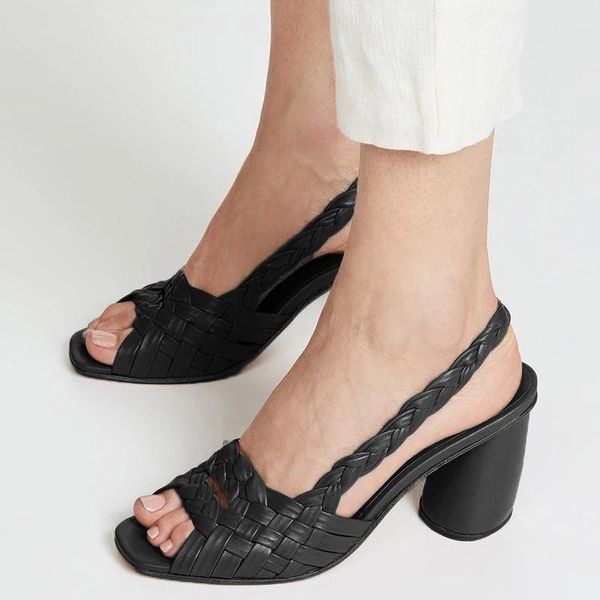 dress shoes women pumps large size 43 customized rome style square high heels slip on summer woman sandals, Black
dress shoes women pumps large size 43 customized rome style square high heels slip on summer woman sandals, Black