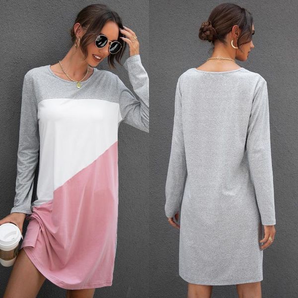 casual dresses o-neck long sleeve patchwork print mini dress fall winter women loose streetwear fashion clothing female short vestidos, Black;gray
casual dresses o-neck long sleeve patchwork print mini dress fall winter women loose streetwear fashion clothing female short vestidos, Black;gray