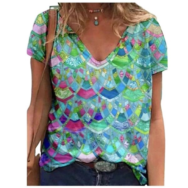 women's t-shirt 5xl plus size women 3d abstract print t shirt summer 2021 casual short sleeve v-neck loose oversized lady streetwear, White
women's t-shirt 5xl plus size women 3d abstract print t shirt summer 2021 casual short sleeve v-neck loose oversized lady streetwear, White