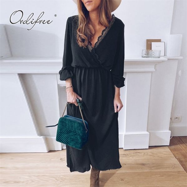 spring women maxi beach dress long sleeve black lace crochet tunic 210513, Black;gray
spring women maxi beach dress long sleeve black lace crochet tunic 210513, Black;gray