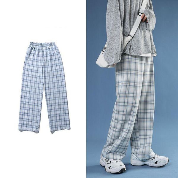 men's pants 2021 trendy plaid streetwear men comfortable pant summer loose casual all-match korean joggers trousers, Black
men's pants 2021 trendy plaid streetwear men comfortable pant summer loose casual all-match korean joggers trousers, Black