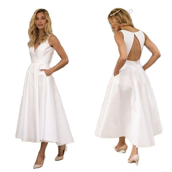 casual dresses 2021 white mid-waist slim temperament commuter solid color office lady dress open back v-neck for women, Black;gray
casual dresses 2021 white mid-waist slim temperament commuter solid color office lady dress open back v-neck for women, Black;gray