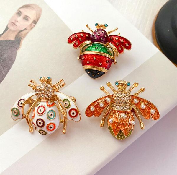 vintage bee brooch baroque insect drop glaze enamel pearl diamond accessory fast delivery, Gray
vintage bee brooch baroque insect drop glaze enamel pearl diamond accessory fast delivery, Gray