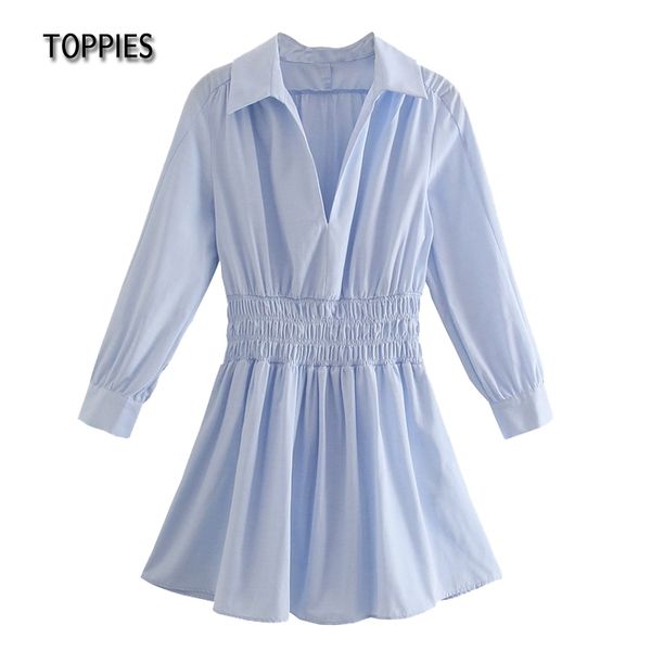 ies woman long sleeve shirt dress v-neck mini dress solid color a-line vestidos mujer 210412, Black;gray
ies woman long sleeve shirt dress v-neck mini dress solid color a-line vestidos mujer 210412, Black;gray