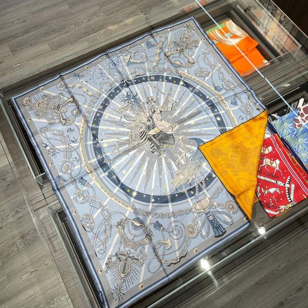 scarves 2021 silk square scarf women foulard 90*90cm headscarf soft neckerchief lady shawl wrap muffler bandanna femme print hijab, Blue;gray
scarves 2021 silk square scarf women foulard 90*90cm headscarf soft neckerchief lady shawl wrap muffler bandanna femme print hijab, Blue;gray