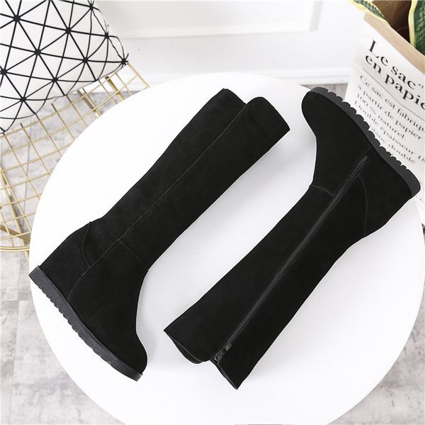 boots swyivy flock winter women knee high women's shoes woman nubuck wedge zip platform solid booties1 n9na, Black
boots swyivy flock winter women knee high women's shoes woman nubuck wedge zip platform solid booties1 n9na, Black