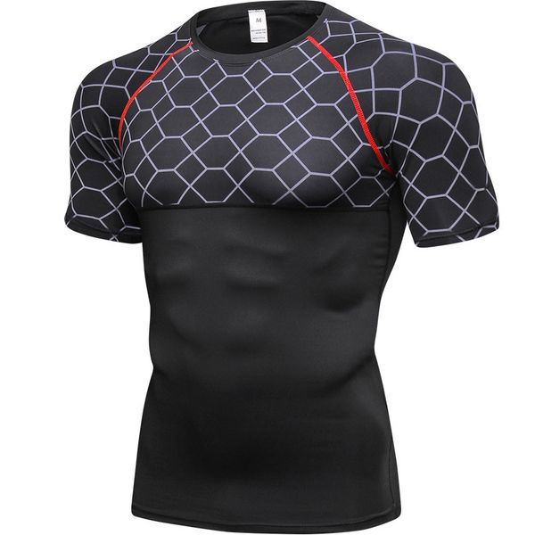 new summer men's fitness short sleeve t shirt quick dry compression shirts workout gyms t-shirt sportswear tight solid tees 210421, White;black
new summer men's fitness short sleeve t shirt quick dry compression shirts workout gyms t-shirt sportswear tight solid tees 210421, White;black