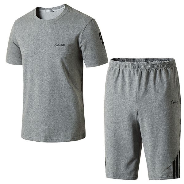 men's tracksuits 2021 sportswear summer short sleeve shorts solid color elastic casual dad suit thin 5xl, Gray
men's tracksuits 2021 sportswear summer short sleeve shorts solid color elastic casual dad suit thin 5xl, Gray