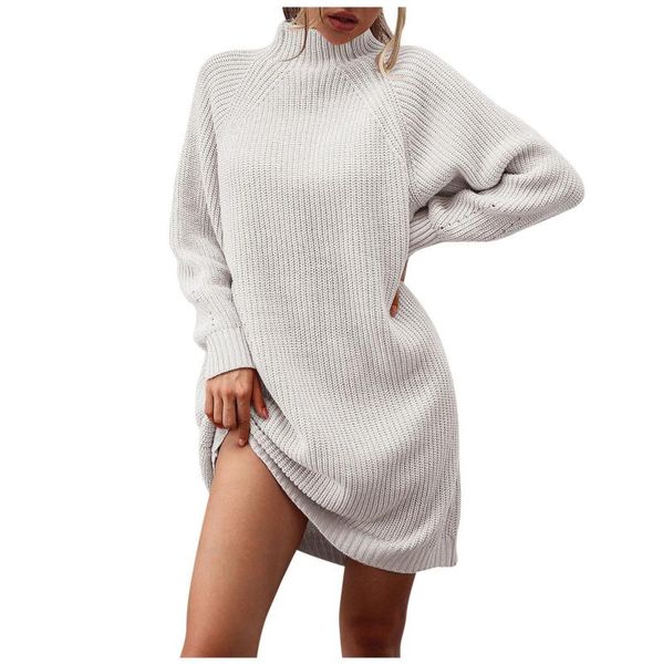 casual dresses autumn and winter women's half high collar loose elegant solid color a-line dress for ladies, Black;gray
casual dresses autumn and winter women's half high collar loose elegant solid color a-line dress for ladies, Black;gray