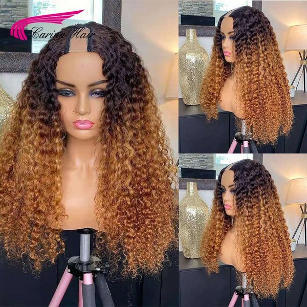 lace wigs u part wig ombre blonde curly brazilian full machine made shaped 180 density remy glueless human hair for women, Black;brown
lace wigs u part wig ombre blonde curly brazilian full machine made shaped 180 density remy glueless human hair for women, Black;brown