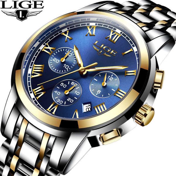 lige mens watches brand luxury sports watch men military waterproof business full steel quartz watch relogio masculino+box 210527, Slivery;brown
lige mens watches brand luxury sports watch men military waterproof business full steel quartz watch relogio masculino+box 210527, Slivery;brown