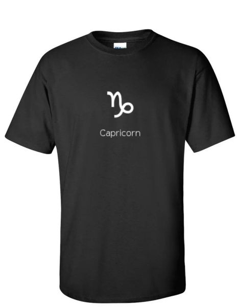 Capricorn Sign Zodiac Astrology Star Horoscope Gift Funny Black Cotton T-shirt, White;black
Capricorn Sign Zodiac Astrology Star Horoscope Gift Funny Black Cotton T-shirt, White;black