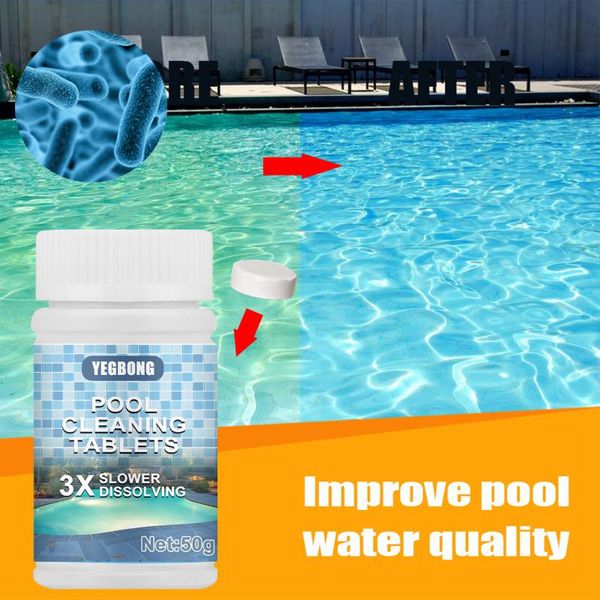 50g chlorine tablets multifunction instant disinfection for swimming pool tub spa piscina sterilization 2021 & accessories
50g chlorine tablets multifunction instant disinfection for swimming pool tub spa piscina sterilization 2021 & accessories