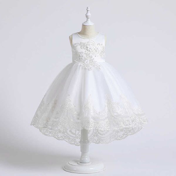 children's lace trailing flower girl wedding dress june 1 host performance dress, Red;yellow
children's lace trailing flower girl wedding dress june 1 host performance dress, Red;yellow