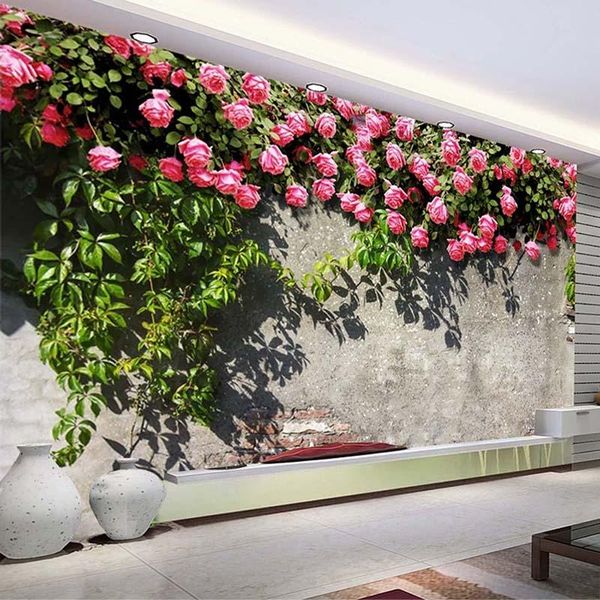 wallpapers custom po non woven wallpaper rose flower vine 3d tv background mural waterproof canvas for living room decoration
wallpapers custom po non woven wallpaper rose flower vine 3d tv background mural waterproof canvas for living room decoration