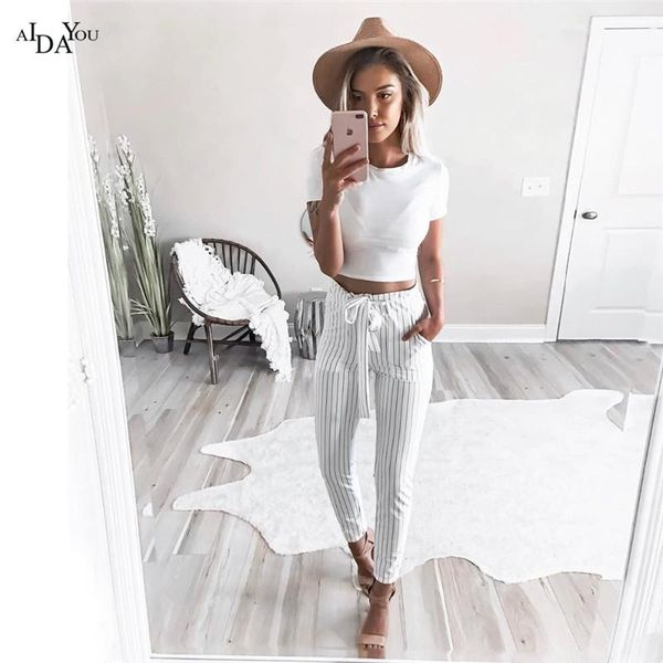women's pants & capris aidayou 2021 striped chiffon high waist harem women stringyselvedge summer style casual female ouc2461, Black;white
women's pants & capris aidayou 2021 striped chiffon high waist harem women stringyselvedge summer style casual female ouc2461, Black;white
