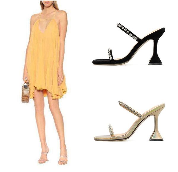 female shoes glitter slides thin heels ladies' slippers heeled mules 2021 jelly flat soft high fabric crystal rubber fretwork ba, Black
female shoes glitter slides thin heels ladies' slippers heeled mules 2021 jelly flat soft high fabric crystal rubber fretwork ba, Black