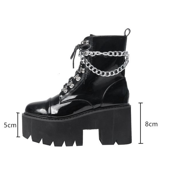 dress shoes big size 35-42 gothic black chains women casual boots fashion lace-up platform wedges autumn winter ankle boots chunky
dress shoes big size 35-42 gothic black chains women casual boots fashion lace-up platform wedges autumn winter ankle boots chunky