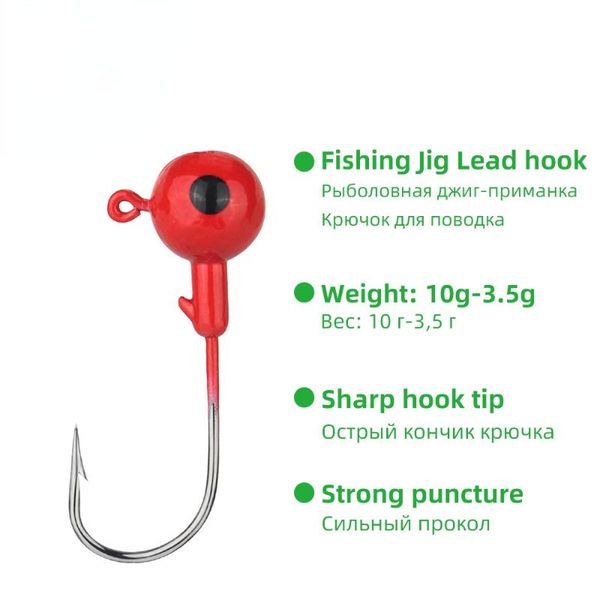 fishing hooks tiannsii jig head hook 3.5g/5g/7g/10g coating high carbon stainless bait for soft lure
fishing hooks tiannsii jig head hook 3.5g/5g/7g/10g coating high carbon stainless bait for soft lure