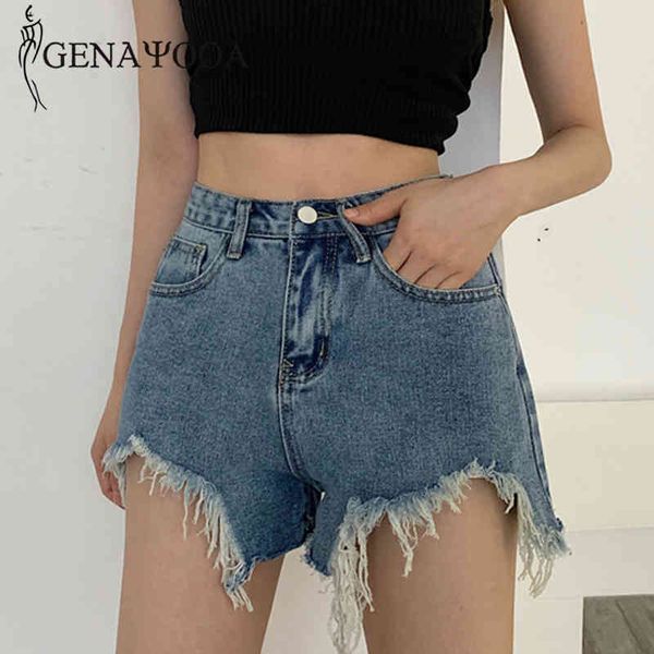 genayooa streetwear denim plus size high waisted blue summer casual ripped jean shorts for women korean 210417, White;black
genayooa streetwear denim plus size high waisted blue summer casual ripped jean shorts for women korean 210417, White;black