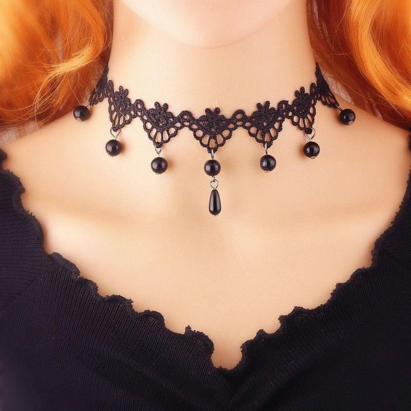 chokers necklace female clavicle chain korean lace temperament all-match fashion black and white collar neck accessories, Golden;silver
chokers necklace female clavicle chain korean lace temperament all-match fashion black and white collar neck accessories, Golden;silver
