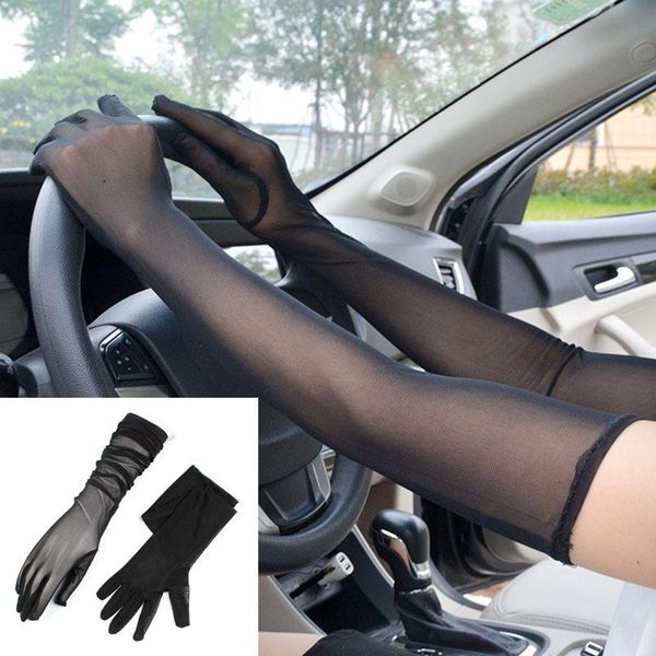 five fingers gloves elegant women ultra-thin glove long summer driving cycling black sunscreen anti-uv elasticity lace mesh, Blue;gray
five fingers gloves elegant women ultra-thin glove long summer driving cycling black sunscreen anti-uv elasticity lace mesh, Blue;gray