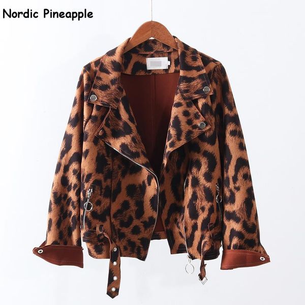 women's jackets 2021 leopard print jacket women autumn and winter all-match deerskin velvet casual short, Black;brown
women's jackets 2021 leopard print jacket women autumn and winter all-match deerskin velvet casual short, Black;brown