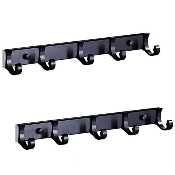 hooks & rails wall mounted slip adjustable coat hook 5 anti - rust hangers rack 2 packs with screws for hat towel purse
hooks & rails wall mounted slip adjustable coat hook 5 anti - rust hangers rack 2 packs with screws for hat towel purse