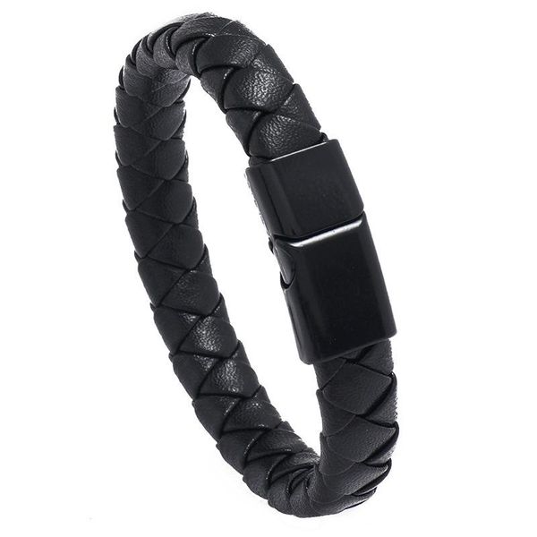 charm bracelets jewelry simple woven retro leather bracelet, alloy magnet buckle imitation bracelet wholesale men, Golden;silver
charm bracelets jewelry simple woven retro leather bracelet, alloy magnet buckle imitation bracelet wholesale men, Golden;silver