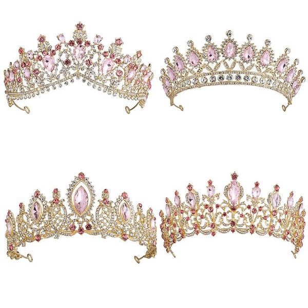 hair clips & barrettes pink crystal wedding tiaras crowns for bride bridal diadem women pageant headband baroque rhinestone jewelry accessor, Golden;silver
hair clips & barrettes pink crystal wedding tiaras crowns for bride bridal diadem women pageant headband baroque rhinestone jewelry accessor, Golden;silver
