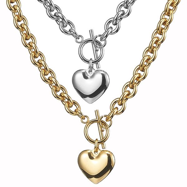 8mm beauty women gold silver color stainless steel rolo oval link chain heart pendant necklace choker jewelry 7-40inch chains
8mm beauty women gold silver color stainless steel rolo oval link chain heart pendant necklace choker jewelry 7-40inch chains