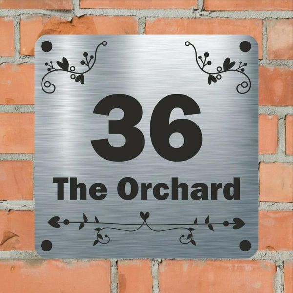 other door hardware the orchard aluminium house sign personalised - name/number & street name
other door hardware the orchard aluminium house sign personalised - name/number & street name