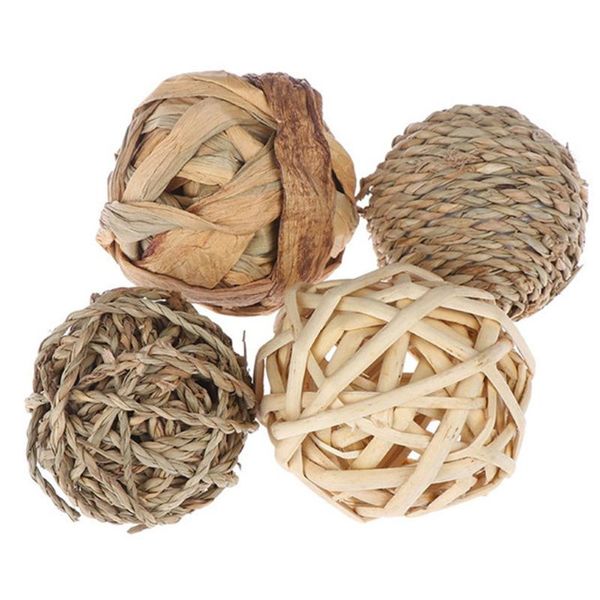 small animal supplies 4pcs hamster chewing grass ball pet teeth clean molar set bird parrot natural bite grinding play knitted toys
small animal supplies 4pcs hamster chewing grass ball pet teeth clean molar set bird parrot natural bite grinding play knitted toys