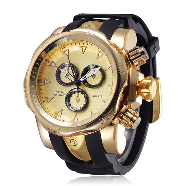 wristwatches brand man golden watches sport waterproof clock military luxury men's watch analog quartz drop, Slivery;brown
wristwatches brand man golden watches sport waterproof clock military luxury men's watch analog quartz drop, Slivery;brown